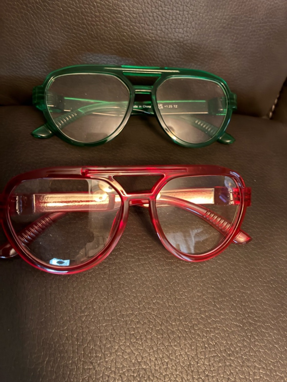 2 Oversized Aviator Style Reading Glasses Screwless Durable Metal-less